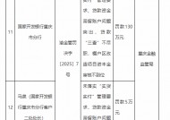 国家开发银行重庆市分行被罚130万元：因未落实“实贷实付”管理要求等违法违规行为